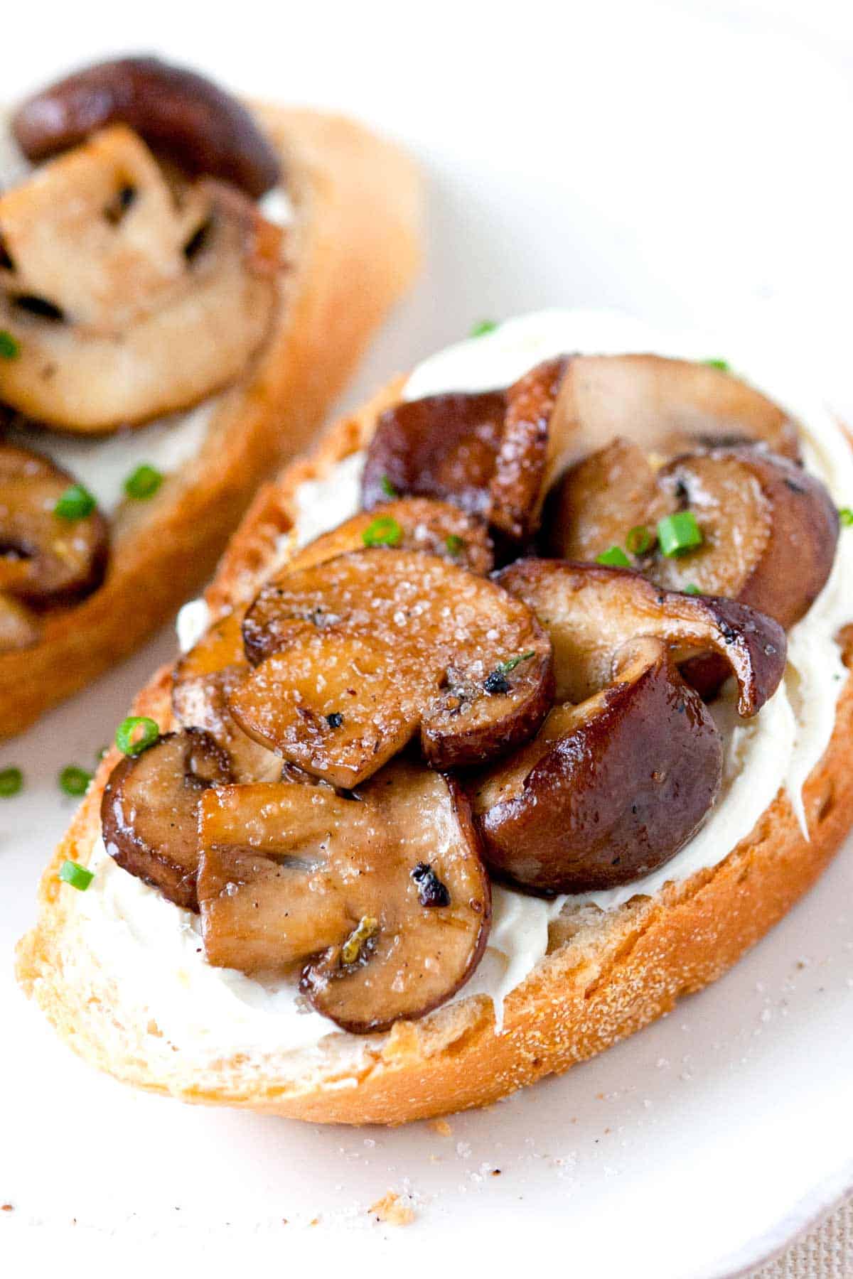 Truffle Mushroom Crostini