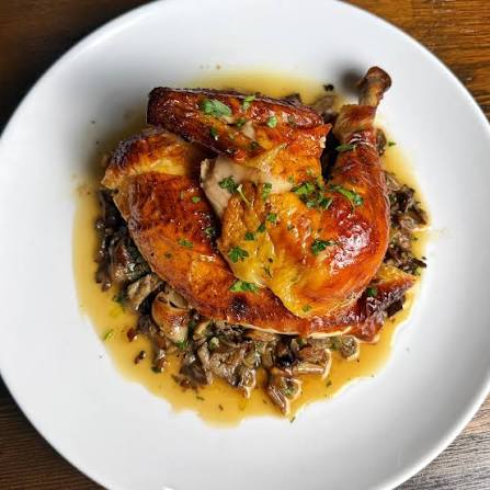 Roasted Airline Chicken, Truffle Jus (6oz)