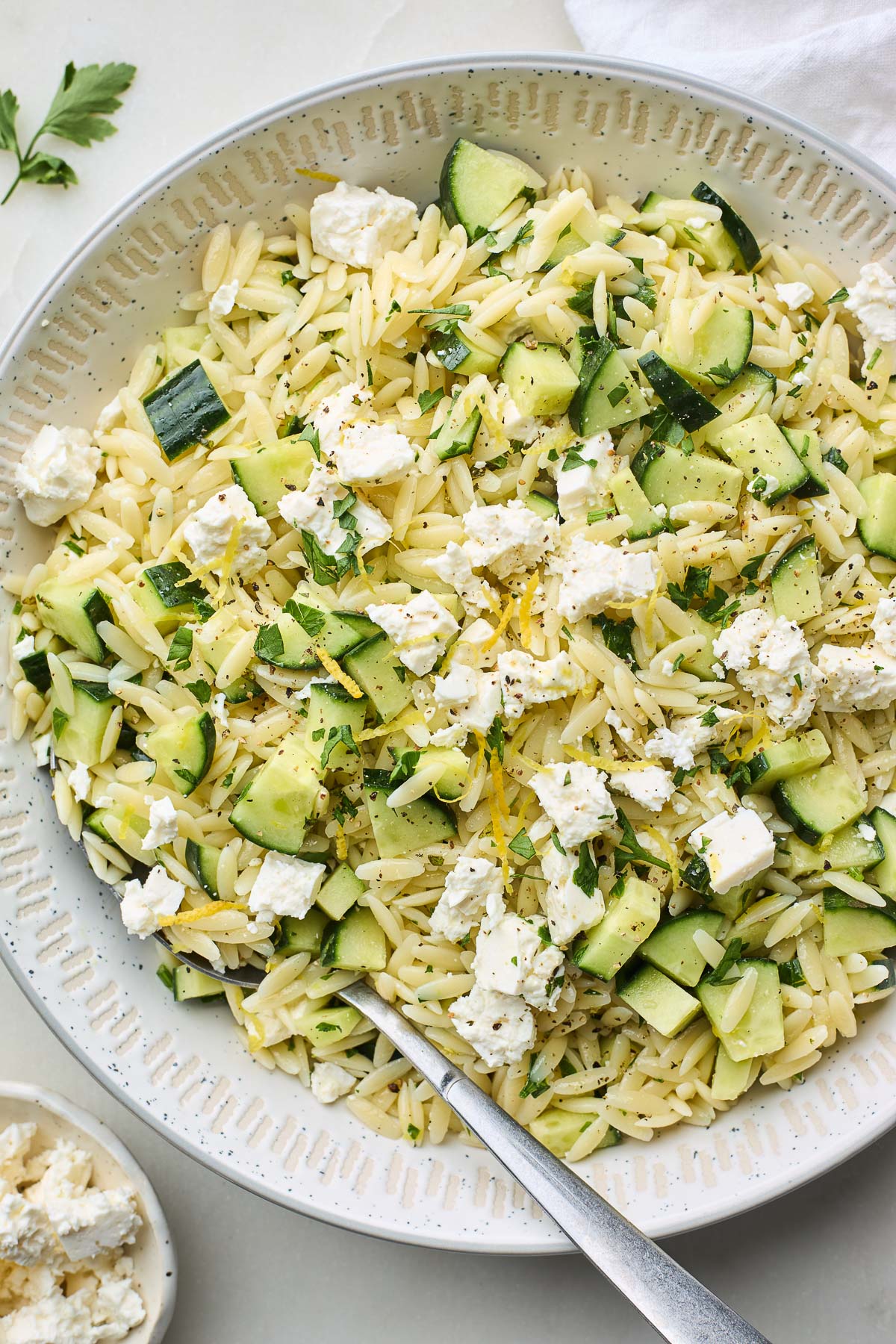Lemon Orzo with Olive Oil