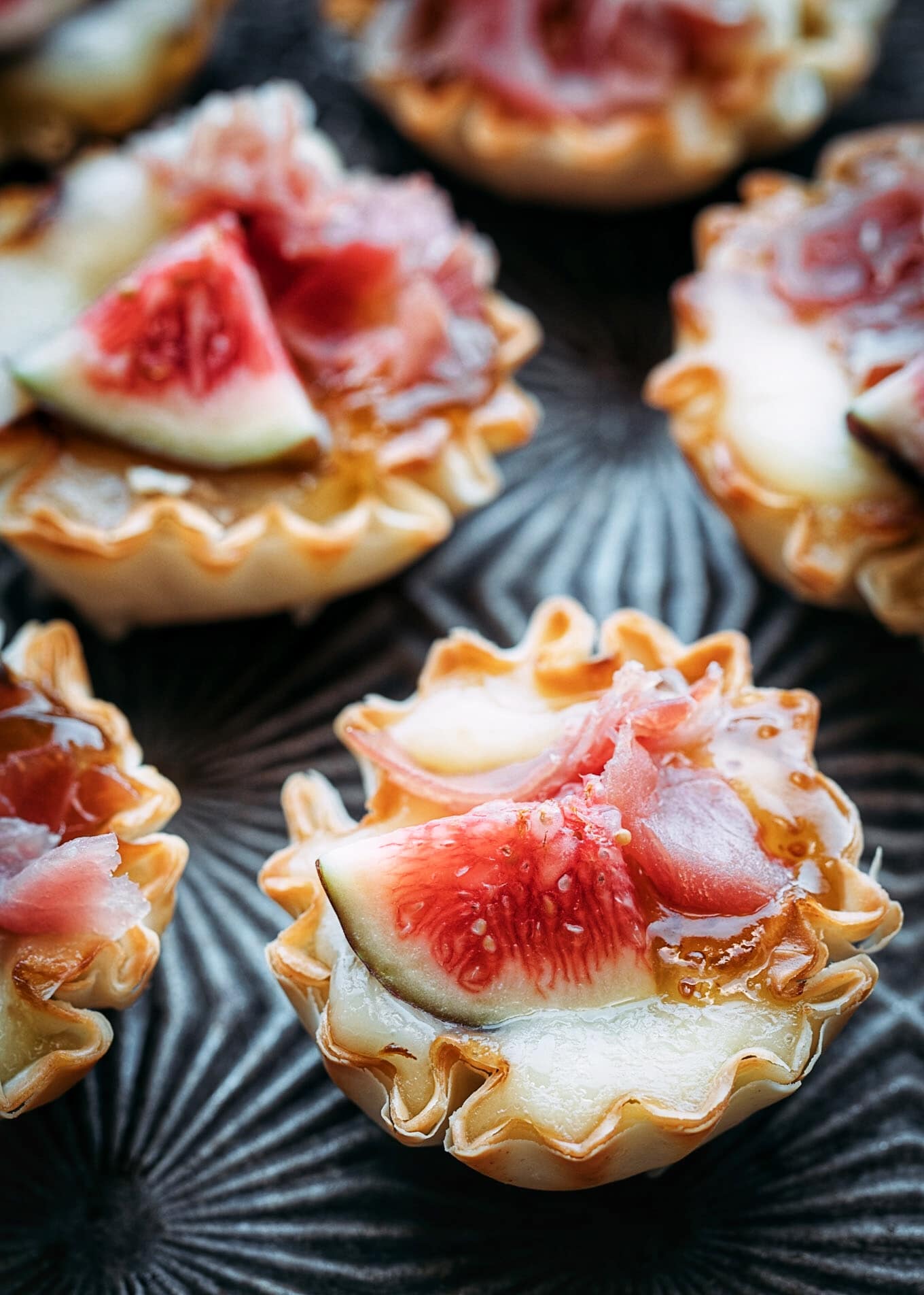 Brie & Fig Phyllo Cups