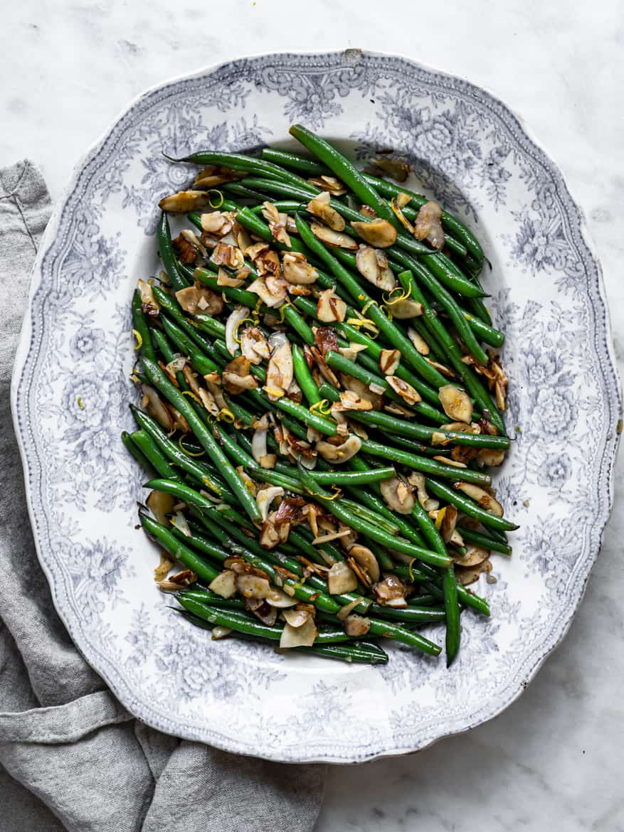 Haricots Verts, Shallot Butter