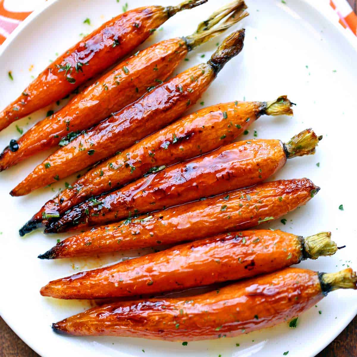 Roasted Baby Carrots, Honey & Thyme