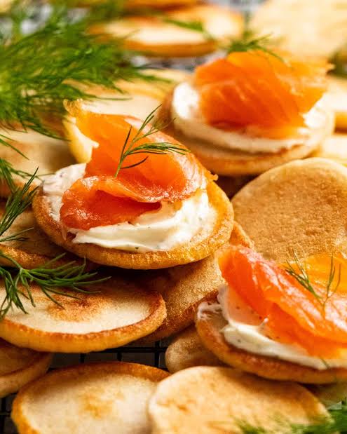 Smoked Salmon Blini